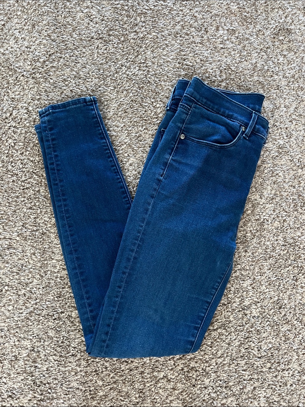 LOFT Midnight Blue Skinny Jeans